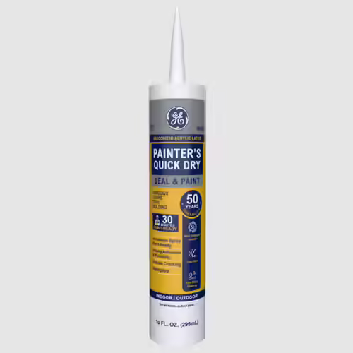 GE Painter&rsquo;s Quick Dry White Siliconized Acrylic Latex Caulk