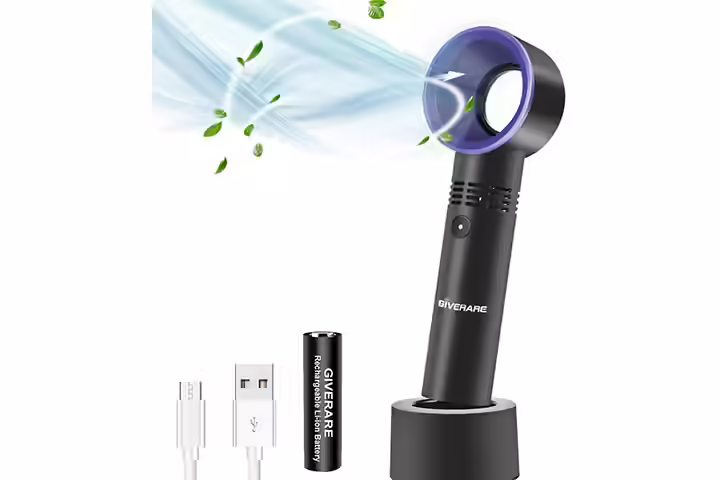GIVERARE Bladeless Handheld Fan