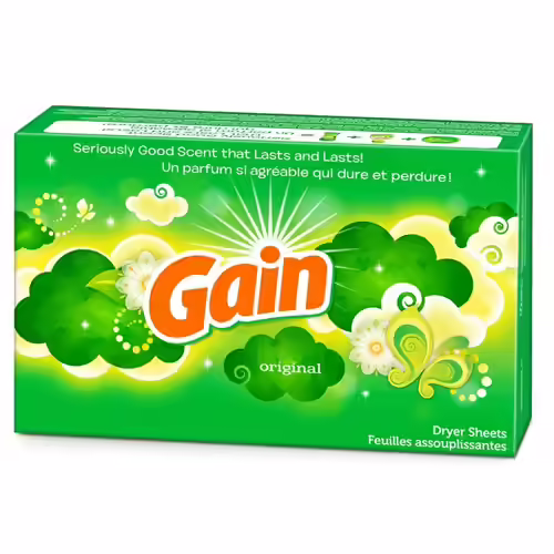 Gain Dryer Sheets Laundry Fabric Softener