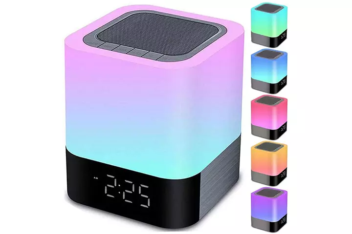 Gallstep Alarm Clock With Bluetooth speaker