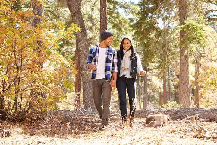 Go for a nature walk, date night idea