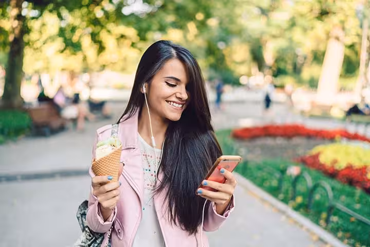 Go on a walk, Long distance date ideas