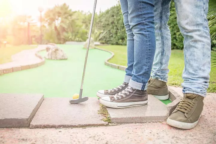 Go to aGame of mini-golf, date night idea