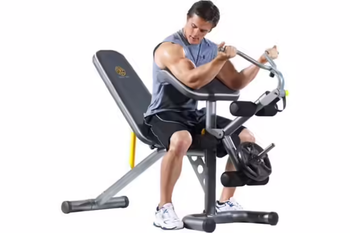 Gold's Gym XRS 20 Olympic Workout Bench and Squat Rack