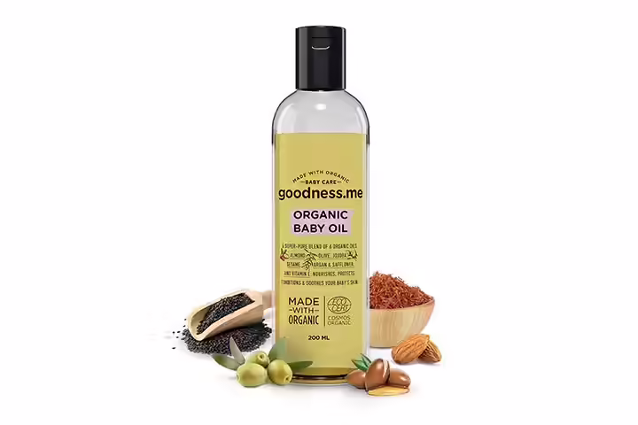 Goodnessme Certified Organic Baby Massage & Hair Oil