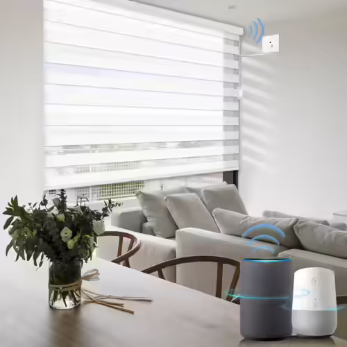 Graywind Motorized Zebra Sheer Blinds