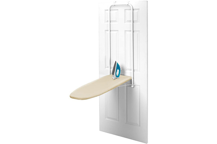 HOMZ Over-the-Door Steel Top Ironing Board