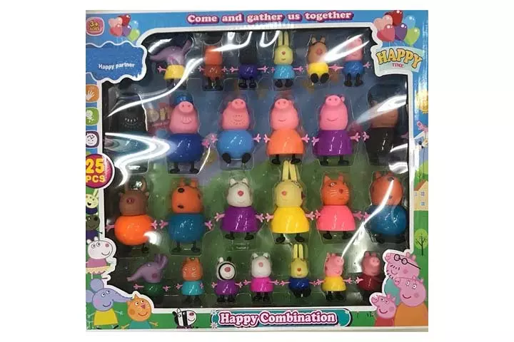 HS INTERNATIONAL Happy Family Peppa Pig Set