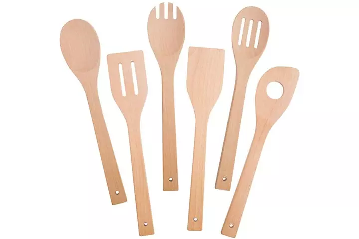 Hansgo Wooden Kitchen Spoons