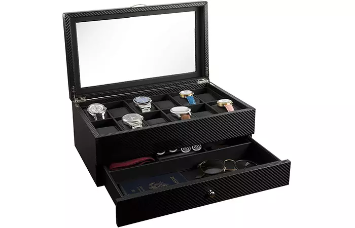 Hauterow Watch Display Case and Organizer