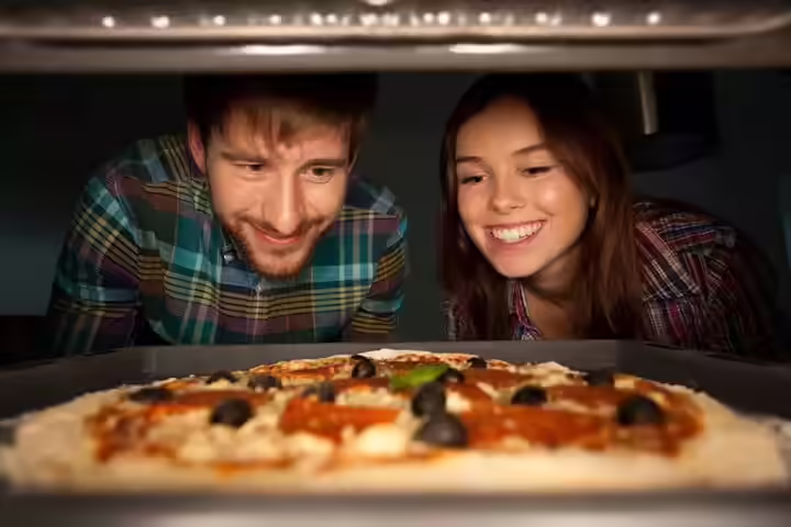 Have a pizza making contest, date night idea Have a pizza making contest, date night idea