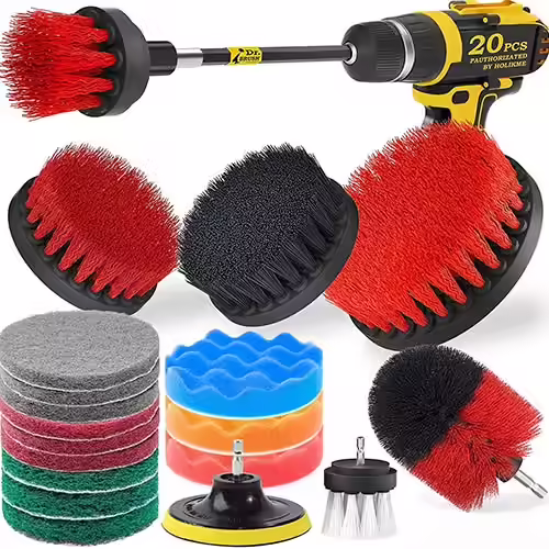 Holikme 30 Piece Drill Brush Attachments Set