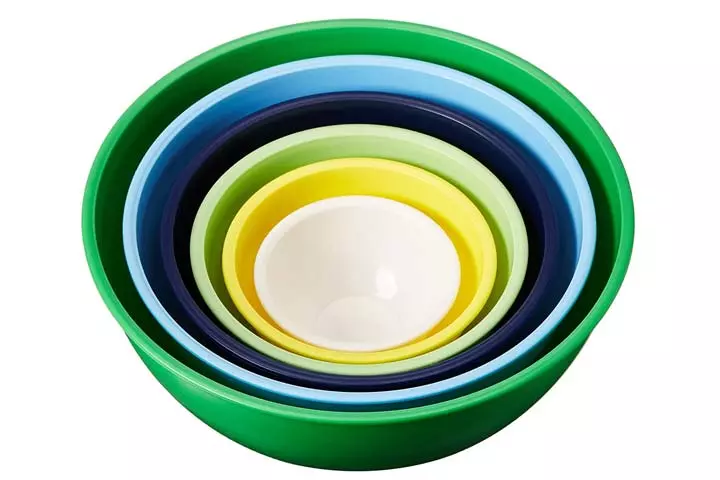 Home Gourmet Plastic Mixing Bowls