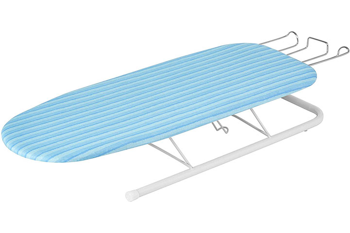 Honey-Can-Do Tabletop Ironing Board with Retractable Iron Rest