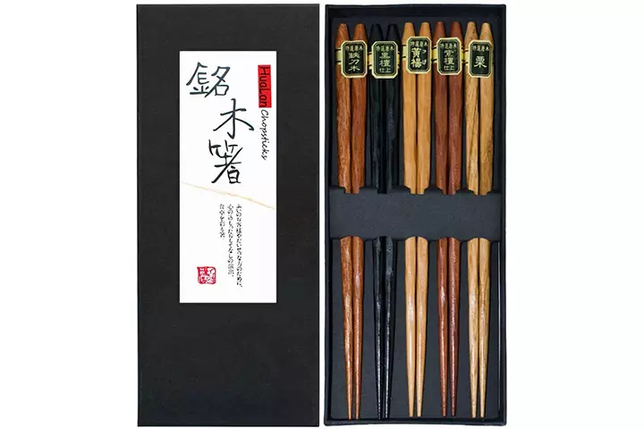 HuaLan Japanese Natural Wood Chopstick