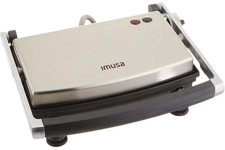 IMUSA USA GAU-80103 Electric Stainless Steel Panini Maker