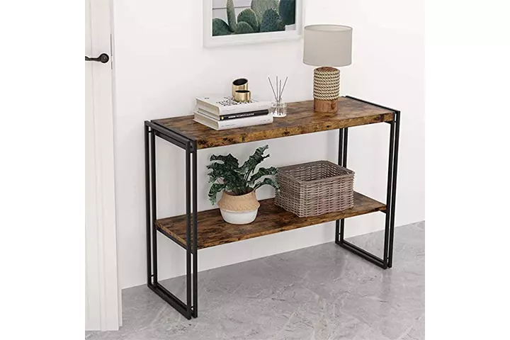 IRONCK Rustic Console Table 2 Tier