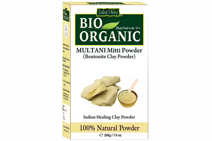 Indus Valley Bio Organic Bentonite Clay Multani Mitti Powder