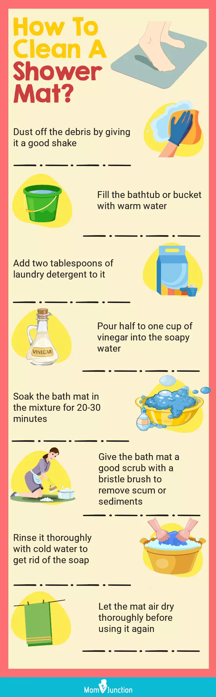 How To Clean A Shower Mat