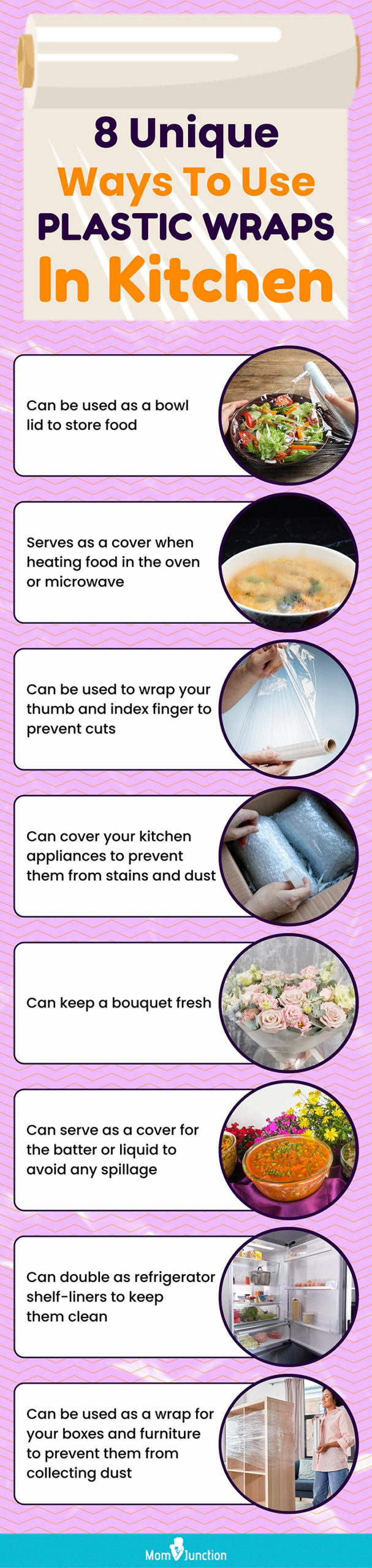 8 Unique Ways To Use Plastic Wraps In Kitchen (Infographic)