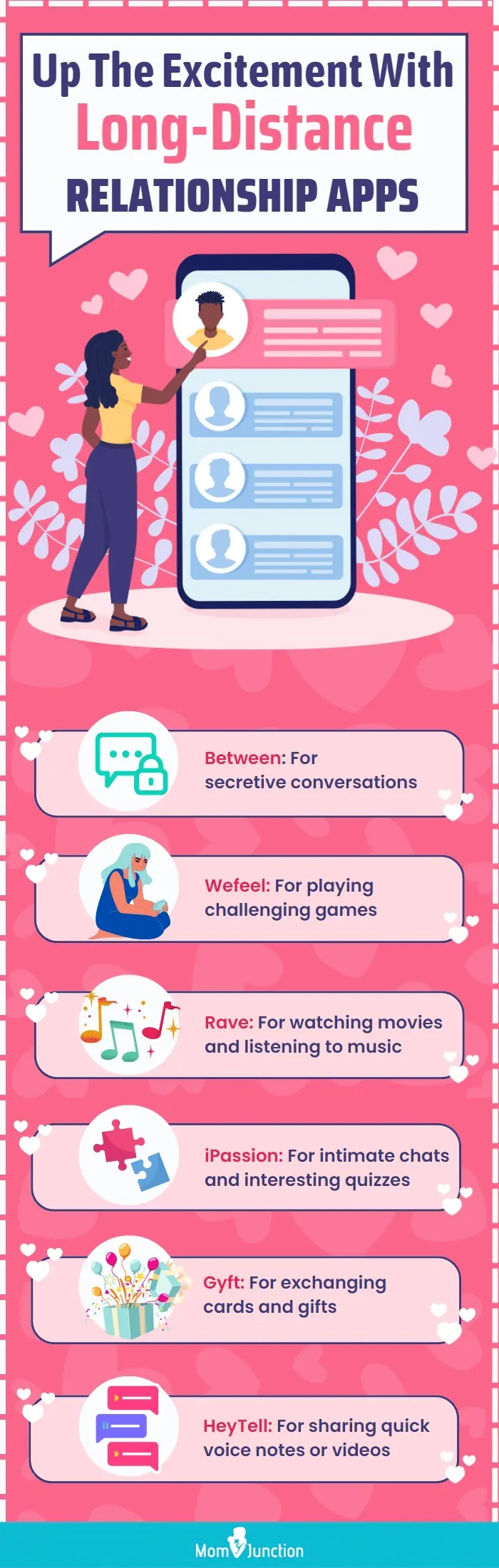 apps for long-distance couples (infographic)