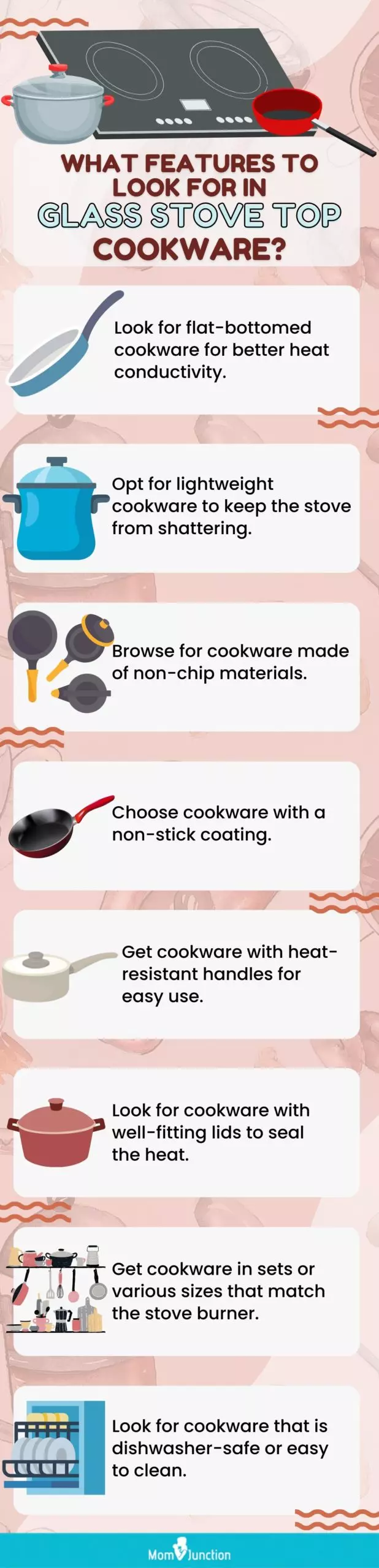 What Features To Look For In Glass Stove Top Cookware (Infographic)