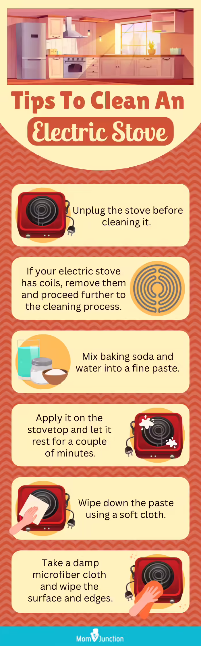 Tips To Clean An Electric Stove