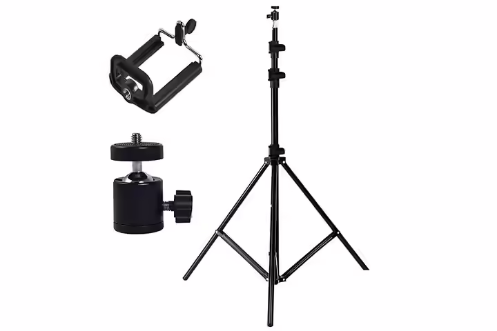 Ionix 2.1 Meters Aluminium High Mobile Tripod Stand