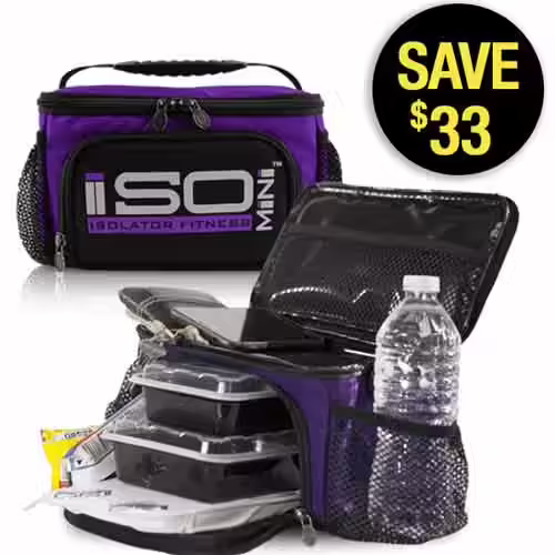 Isolator Fitness ISOMini Meal Prep Management Insulated Lunch Bag