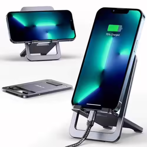 JSAUX Foldable Aluminum Phone Holder For Desk