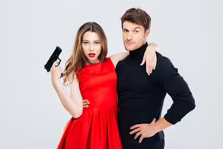 James Bond and his girl couple costume ideas James Bond and his girl couple costume ideas