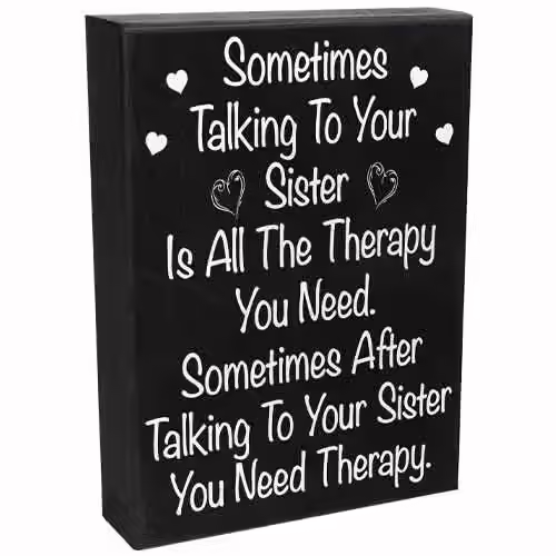 JennyGems Sister Wood Sign