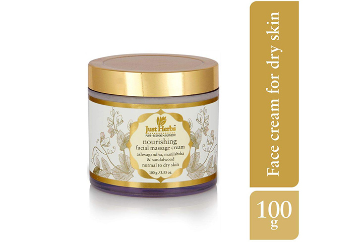 Best-For-Skin-Firming-Just-Herbs-Nourishing-Facial-Massage-Cream