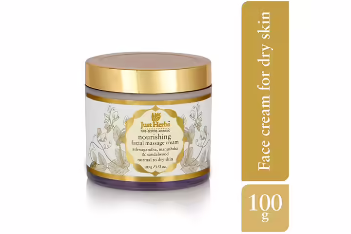 Best-For-Skin-Firming-Just-Herbs-Nourishing-Facial-Massage-Cream
