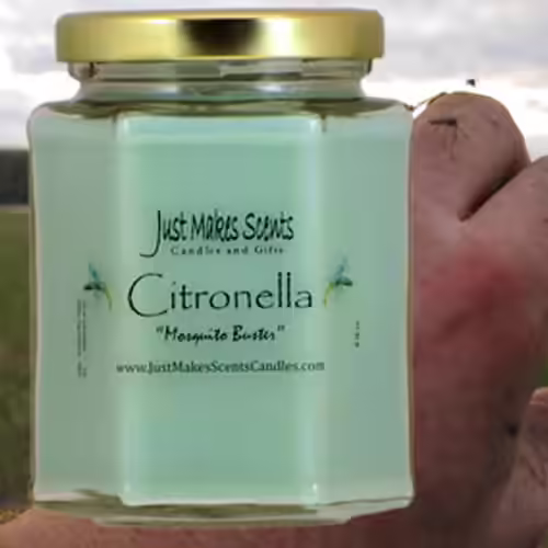 Just Makes Scents Candles And Gifts Citronella Scented Blended Soy Candle