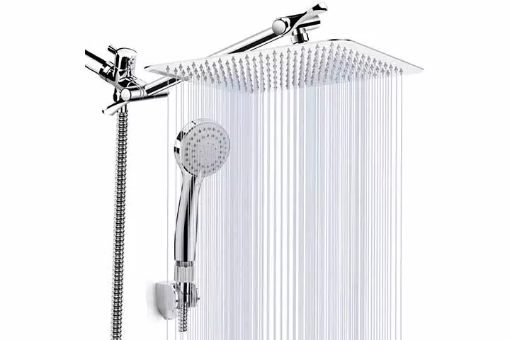 KAQINU Luxury Rainfall Shower Head Combo 