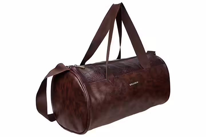 Killer Royal PU Stylish Brown Gym Bag