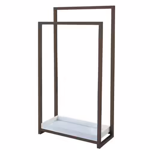 Kingston Pedestal 2-Tier Towel-Rack
