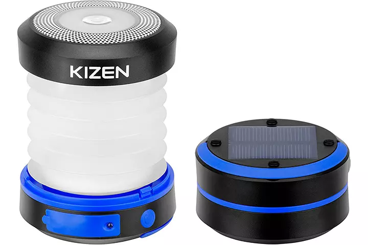 Kizen Solar Powered LED Camping Lantern