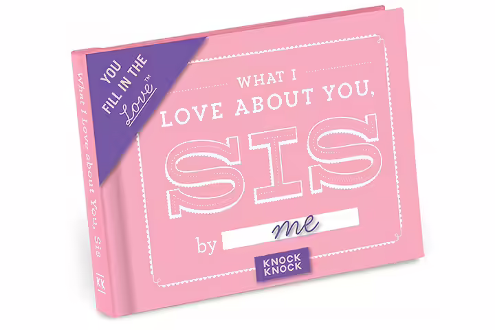 Knock Knock What I Love About You Blank Gift Journal