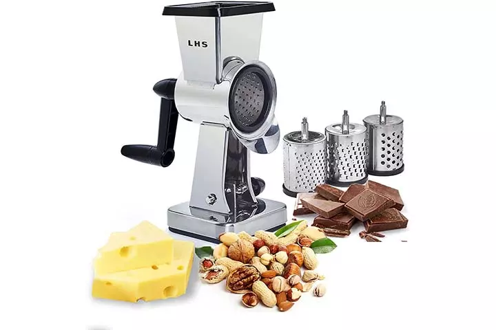 LHS Rotary Cheese Grater Stainless Steel Body