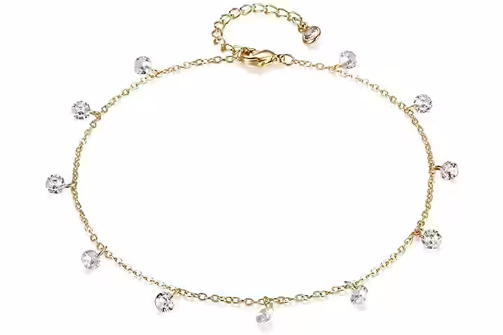 LOYATA Dainty Ankle Bracelet For Women