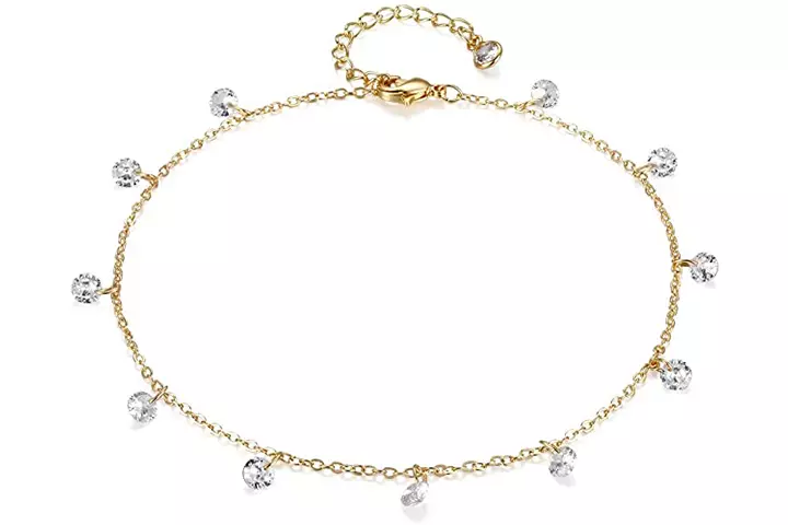 LOYATA Dainty Ankle Bracelet For Women