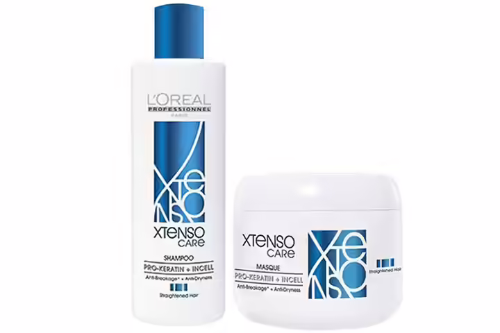 L'Oreal Paris Xtenso Professional Care Straight Shampoo And Masque Combo Pack
