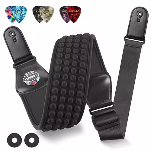 Lekato Bass Straps For Electric Guitar