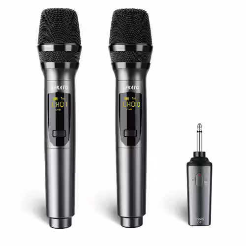 Lekato Rechargeable Wireless Microphone
