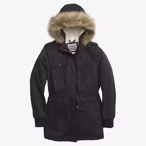 Levi's Women's Faux Fur Lined Hooded Parka Jacket