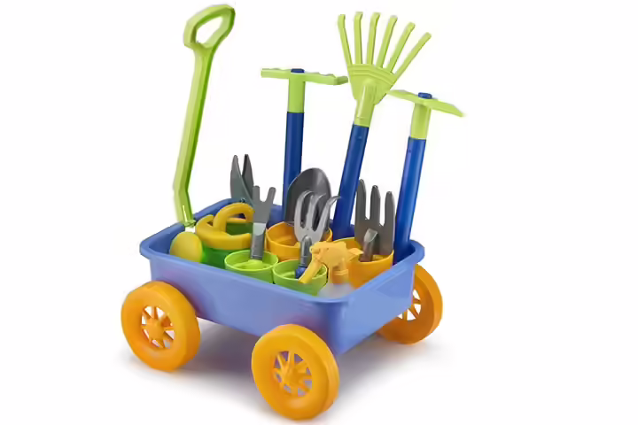 Liberty Imports Garden Wagon & Tools Toy Set For Kids