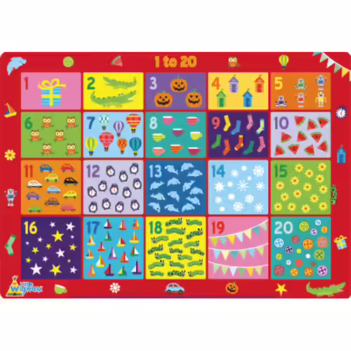 Little Wigwam One To 20 Placemat