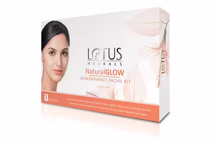 Lotus Herbals Natural Glow Skin Skin Whitening Treatment Radiance Facial Kit